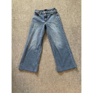 J.Crew Curvy Wide-Leg Crop Jeans – Women’s Size 26 – Light Wash